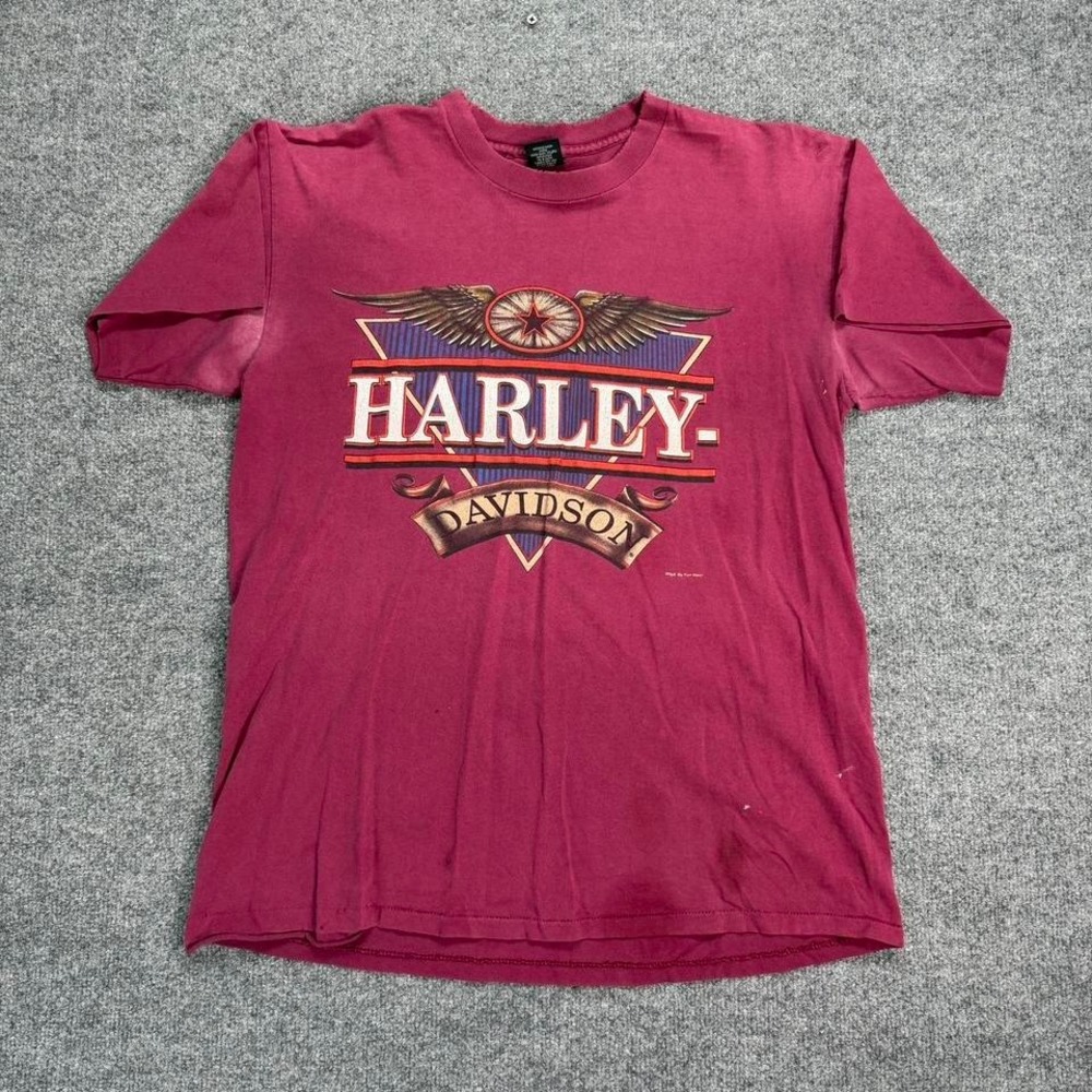 Vtg 90s Harley Davidson single stitch t shirt size men's large